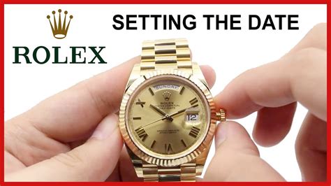 rolex watch change of date